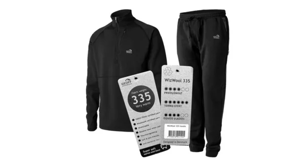 GEOFF ANDERSON - Mikina WizWool 335 + Teplákové nohavice veľ. 2XL