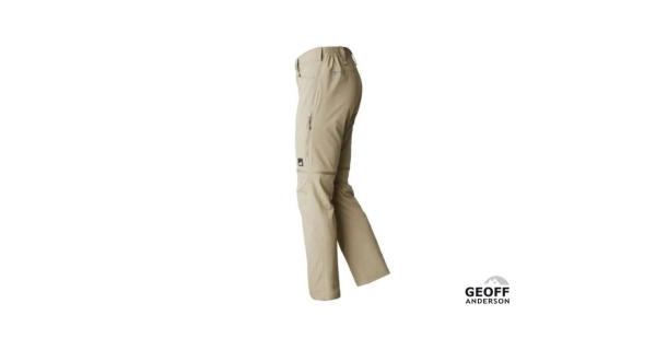 GEOFF ANDERSON - Nohavice ZipZone Light piesková veľ. 3XL