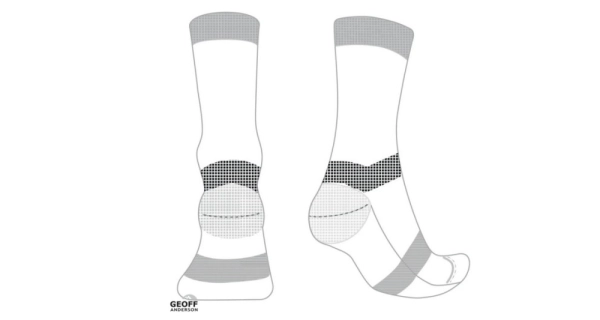 GEOFF ANDERSON - Ponožky WizWool Light Weight Čierne veľ. 44-47
