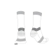 GEOFF ANDERSON - Ponožky WizWool Light Weight Šedé veľ. 44-47
