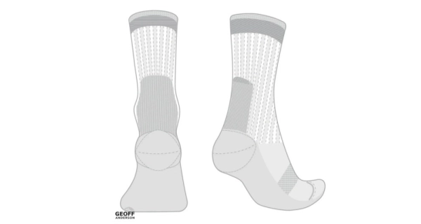 GEOFF ANDERSON - Ponožky WizWool Mid Weight Čierne veľ. 44-47