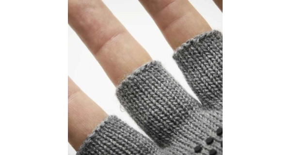 GEOFF ANDERSON - Rukavice bez prstov Technical Merino šedé