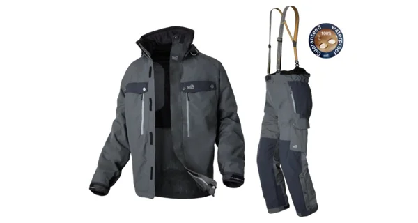 GEOFF ANDERSON - Set Bunda a nohavice čierne Dozer7 + Urus7 veľ. L