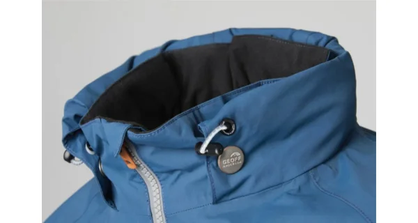 GEOFF ANDERSON - Set Bunda Dozer Light modrá + Nohavice Urus Light čierne veľ. 3XL