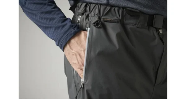 GEOFF ANDERSON - Set Bunda Dozer Light modrá + Nohavice Urus Light čierne veľ. S