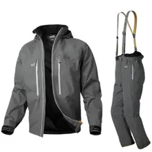 GEOFF ANDERSON - Set Bunda Dozer Light + Nohavice Dozer Urus Light čierne veľ. 3XL