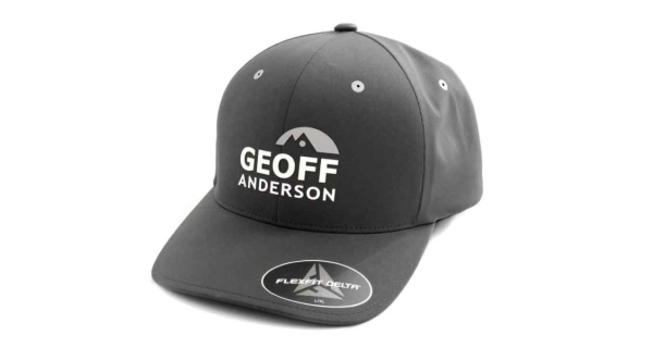 GEOFF ANDERSON - Šiltovka FlexFit Delta šedá veľ. S/M