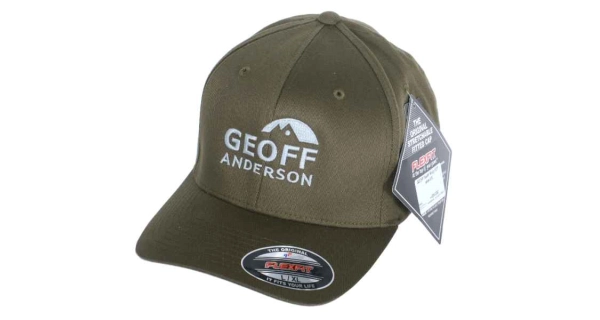 GEOFF ANDERSON - Šiltovka FlexFit Olive zelená veľ. S/M