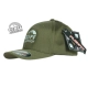 GEOFF ANDERSON - Šiltovka FlexFit Olive zelená veľ. S/M