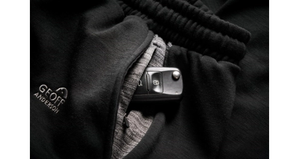 GEOFF ANDERSON - Tepláky WizWool 335 Čierne veľ. 2XL