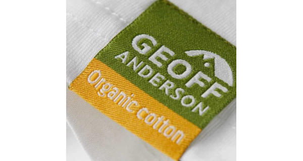 GEOFF ANDERSON - Tričko Organic Tee Biele veľ. 3XL