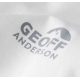 GEOFF ANDERSON - Tričko Organic Tee Biele veľ. 3XL