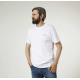 GEOFF ANDERSON - Tričko Organic Tee Biele veľ. 3XL