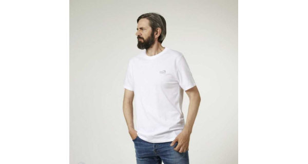 GEOFF ANDERSON - Tričko Organic Tee Biele veľ. 3XL
