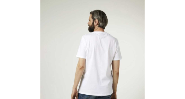 GEOFF ANDERSON - Tričko Organic Tee Biele veľ. 3XL