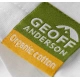 GEOFF ANDERSON - Tričko Organic Tee Biele veľ. S