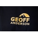 GEOFF ANDERSON - Tričko Organic Tee Black Orange Logo veľ. 4XL