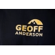 GEOFF ANDERSON - Tričko Organic Tee Black Orange Logo veľ. L