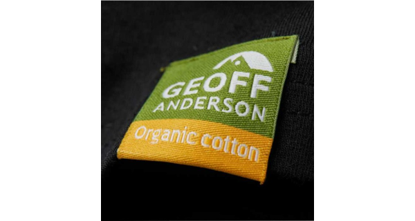GEOFF ANDERSON - Tričko Organic Tee Čierne veľ. 2XL