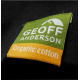 GEOFF ANDERSON - Tričko Organic Tee Čierne veľ. M