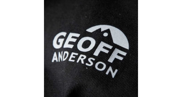 GEOFF ANDERSON - Tričko Organic Tee Čierne veľ. S