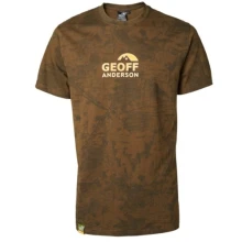 GEOFF ANDERSON - Tričko Organic Tee leaf oranž logo veľ. 4XL