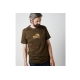 GEOFF ANDERSON - Tričko Organic Tee leaf oranž logo veľ. 4XL