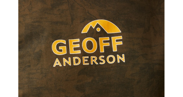 GEOFF ANDERSON - Tričko Organic Tee leaf oranž logo veľ. L