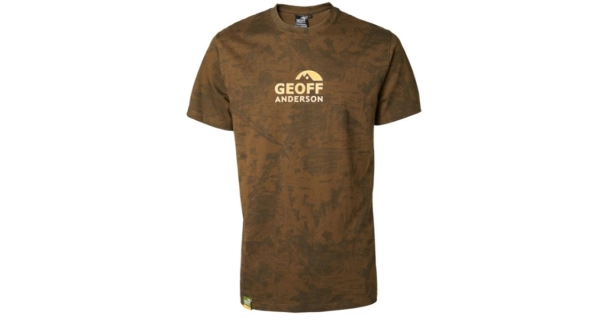 GEOFF ANDERSON - Tričko Organic Tee leaf oranž logo veľ. XL