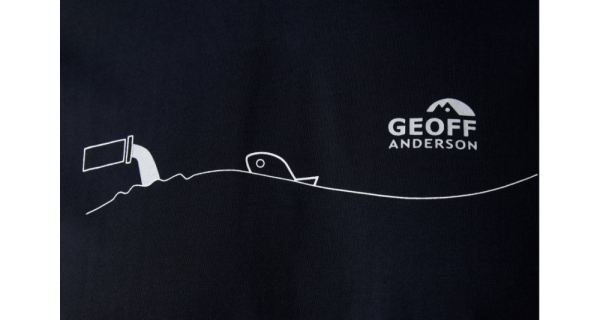 GEOFF ANDERSON - Tričko Organic Tee Pollution Black veľ. 2XL
