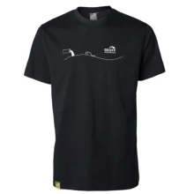 GEOFF ANDERSON - Tričko Organic Tee Pollution Black veľ. 4XL