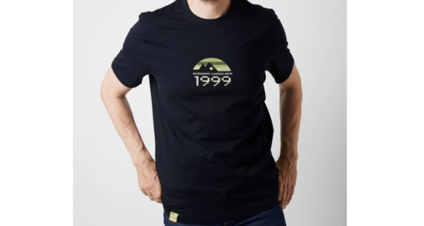 GEOFF ANDERSON - Tričko Organic Tee Retro 1999 Black veľ. S