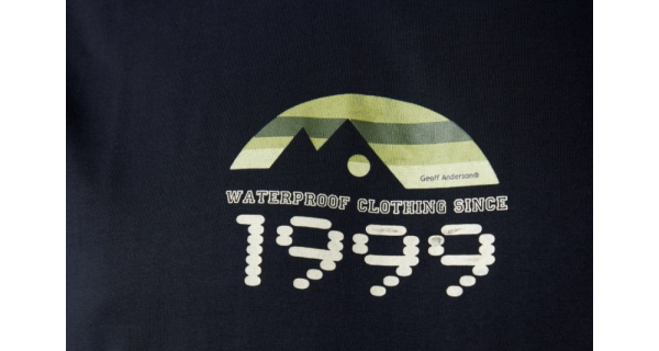 GEOFF ANDERSON - Tričko Organic Tee Retro 1999 Black veľ. XL