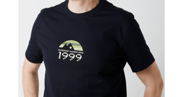 GEOFF ANDERSON - Tričko Organic Tee Retro 1999 Black veľ. XL