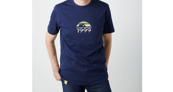 GEOFF ANDERSON - Tričko Organic Tee Retro 1999 Blue veľ. 3XL
