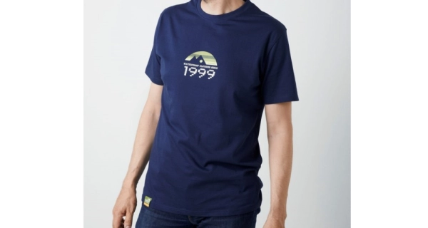 GEOFF ANDERSON - Tričko Organic Tee Retro 1999 Blue veľ. L