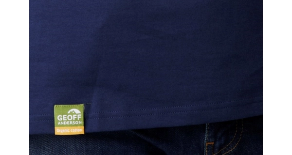 GEOFF ANDERSON - Tričko Organic Tee Retro 1999 Blue veľ. M