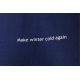 GEOFF ANDERSON - Tričko Organic Tee Winter Navi Blue veľ. 2XL