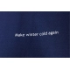 GEOFF ANDERSON - Tričko Organic Tee Winter Navi Blue veľ. 4XL