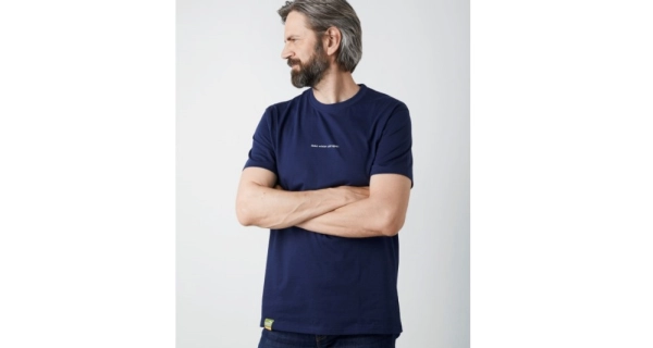 GEOFF ANDERSON - Tričko Organic Tee Winter Navi Blue veľ. 4XL