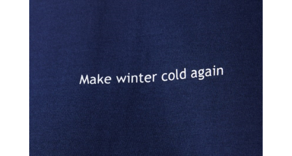 GEOFF ANDERSON - Tričko Organic Tee Winter Navi Blue veľ. L