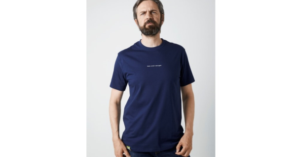 GEOFF ANDERSON - Tričko Organic Tee Winter Navi Blue veľ. L