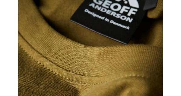 GEOFF ANDERSON - Tričko Organic Tee Zelené veľ. M