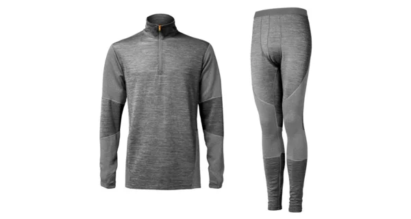 GEOFF ANDERSON - Tričko Pulover WizWool 210 + Termonohavice Šedé veľ. 4XL