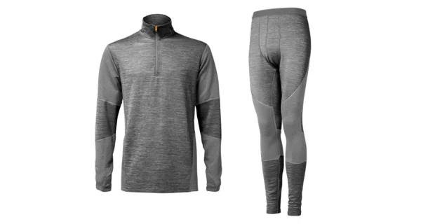 GEOFF ANDERSON - Tričko Pulover WizWool 210 + Termonohavice Šedé veľ. L