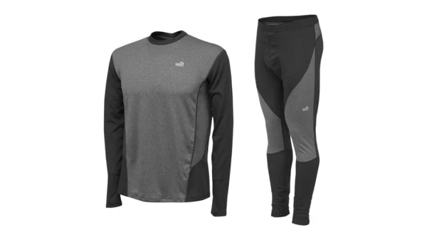 GEOFF ANDERSON - Tričko WizWool 150 Pulover + Termonohavice Šedé veľ. 3XL