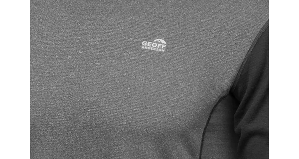 GEOFF ANDERSON - Tričko WizWool 150 Pulover + Termonohavice Šedé veľ. 3XL