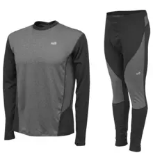 GEOFF ANDERSON - Tričko WizWool 150 Pulover + Termonohavice Šedé veľ. 4XL