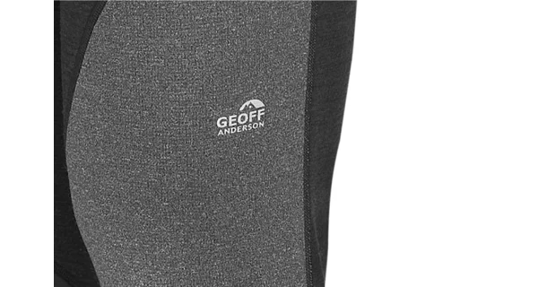 GEOFF ANDERSON - Tričko WizWool 150 Pulover + Termonohavice Šedé veľ. XL