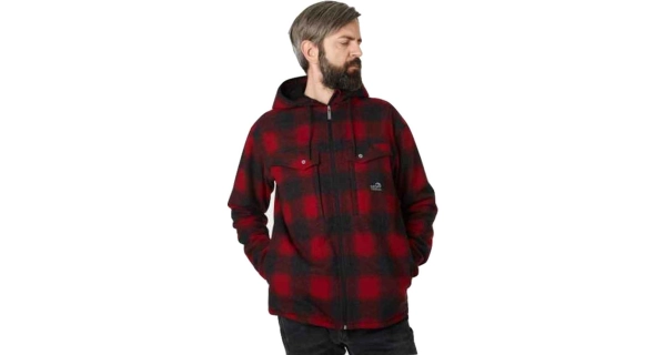 GEOFF ANDERSON - Zateplená bunda s kapucňou Ezmar2+ Červená veľ. 3XL